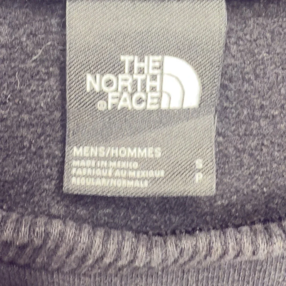 The North Face‎ Sweatshirt Mens Small Black Logo Back Graphic Fleece Pullover